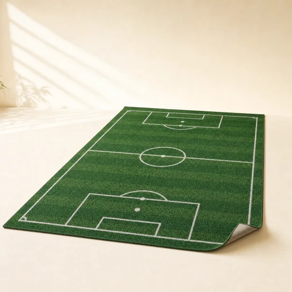 Soccer Field Rug