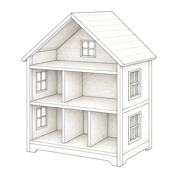 Wooden Dollhouse