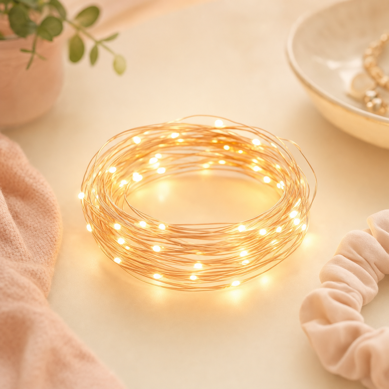 Warm Fairy String Lights (66ft)